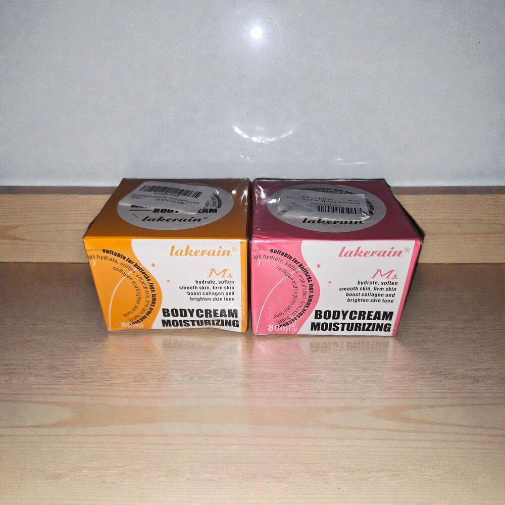 Lakerain Body Cream Moisturizing Hydrate Soften Skin Tone 80ml - Choose Scent